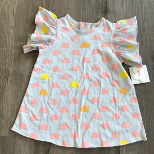 NWT STEM too with flutter sleeves